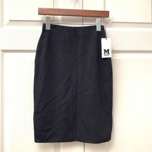 M by Missoni Knee-Length Black Skirt